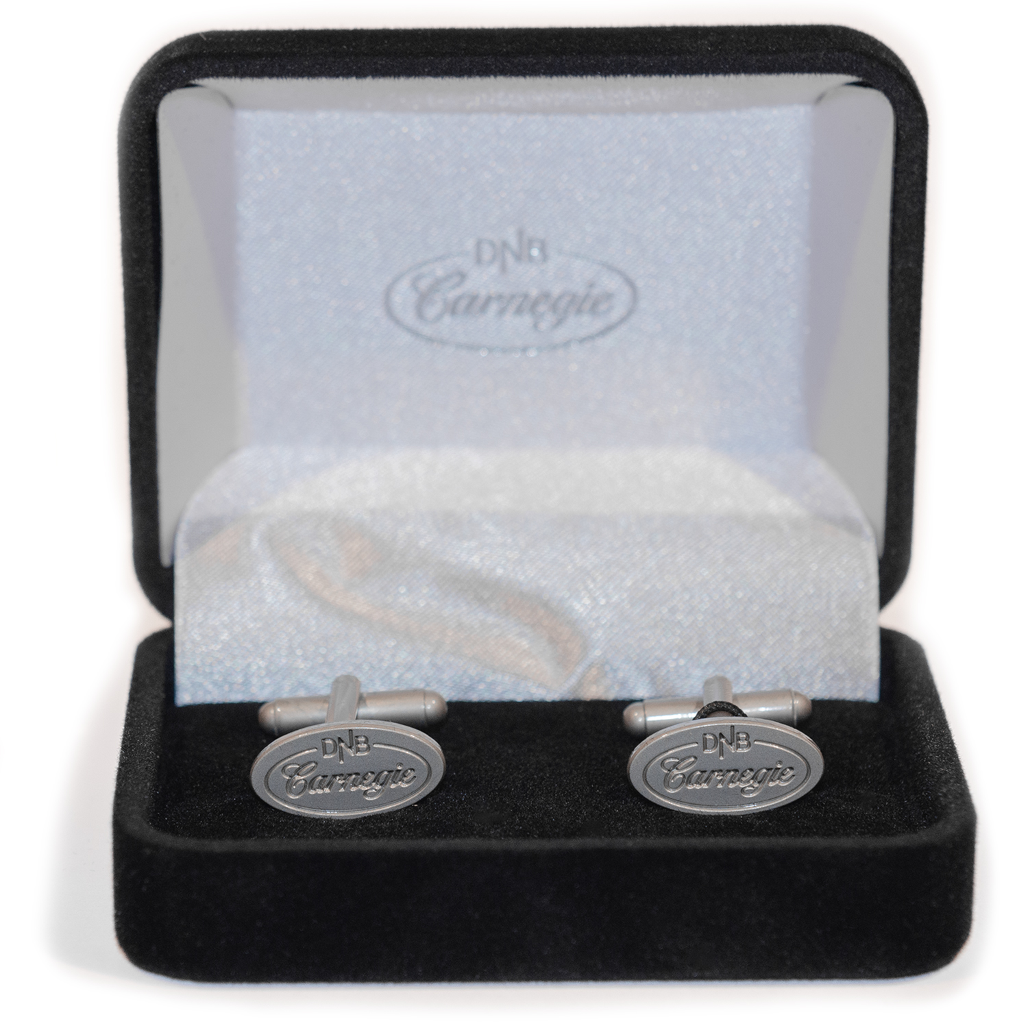 carnegie manchettknappar silver ask